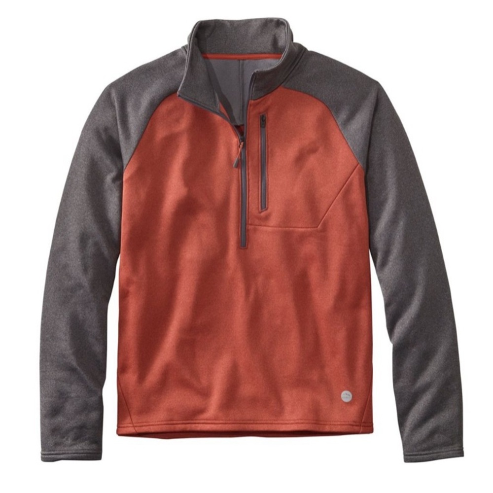 Men’s mountain fleece half-zip colorblock